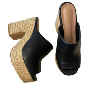 New Qupid Evie-33B Platform Espadrille